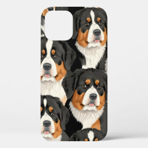 Berner Sennenhund Dekoratives Nahtloses Muster Case-Mate iPhone Hülle