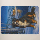 Berner Sennenhund Feiertag Sherpadecke (Vorderseite (Horizontal))