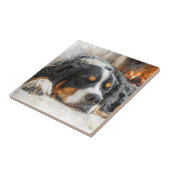 Berner Sennenhund Fliese (Seite)
