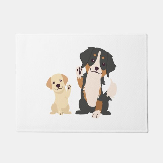 Berner Sennenhund Fußmatte (Vorderseite)
