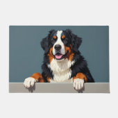 Berner Sennenhund Fußmatte Kunst (Vorderseite)