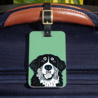 Berner Sennenhund Gepäckanhänger