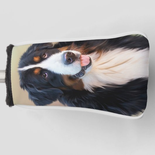 Berner Sennenhund Golf Headcover (Vorderseite)