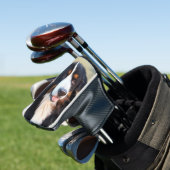 Berner Sennenhund Golf Headcover (In Situ)