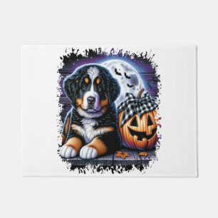 Berner Sennenhund Halloween Fußmatte