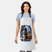 Berner Sennenhund Halloween Schürze (Getragen)
