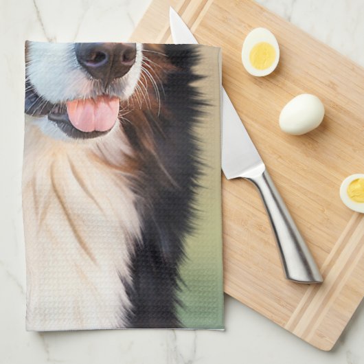 Berner Sennenhund Handtuch (Viertel Falte)