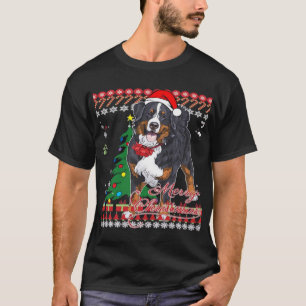 Berner Sennenhund hässliches Weihnachts-Sweatshirt T-Shirt