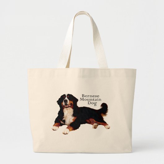 Berner Sennenhund Jumbo Stoffbeutel (Vorne)