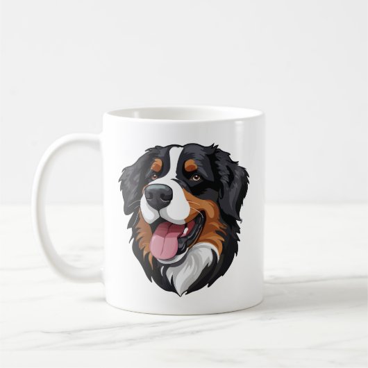 Berner Sennenhund Kaffeetasse (Links)
