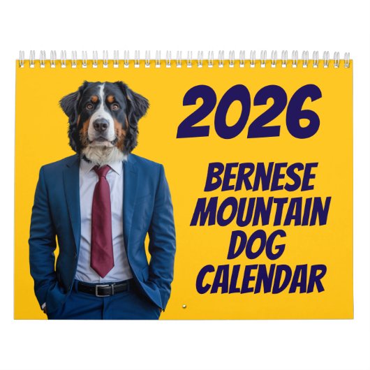 Berner Sennenhund-Kalender Kalender (Titelbild)