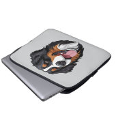 Berner Sennenhund Laptopschutzhülle (Vorne Knopf)