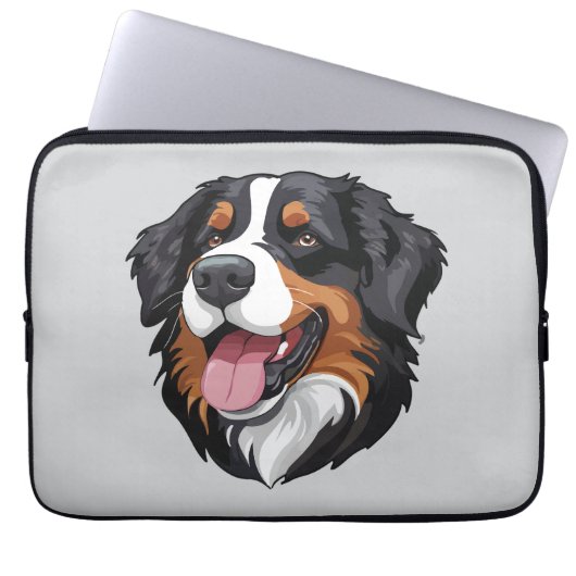 Berner Sennenhund Laptopschutzhülle (Vorderseite)