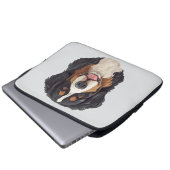 Berner Sennenhund Laptopschutzhülle (Vorne Knopf)