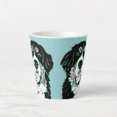 Berner Sennenhund Latte Tasse (Vorderseite)
