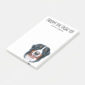 Berner Sennenhund Liebhaber Post-it Notes Klebezettel (angewinkelt)