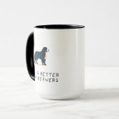 Berner Sennenhund Liebhaber Tasse (Vorderseite Links)