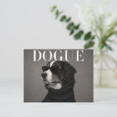 Berner Sennenhund Luxusmode Postkarte (Stehend Vorderseite)