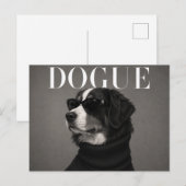 Berner Sennenhund Luxusmode Postkarte (Vorne/Hinten)