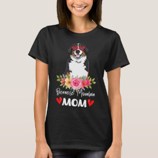 Berner Sennenhund-Mama-Mama-Sonnenbrille-Hundefreu T-Shirt
