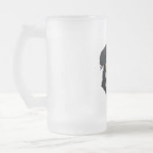Berner Sennenhund Mattglas Bierglas (Links)