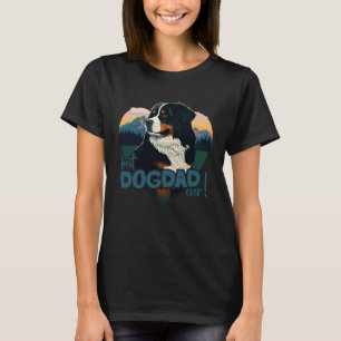 Berner Sennenhund Mit Herzdekoration  Bester Hundd T-Shirt
