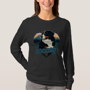 Berner Sennenhund Mit Herzdekoration  Bester Hundd T-Shirt