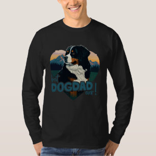Berner Sennenhund Mit Herzdekoration  Bester Hundd T-Shirt