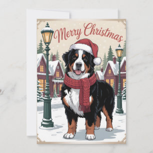 Berner Sennenhund personalisiertes Weihnachten