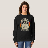 Berner Sennenhund Rasse  12 Sweatshirt (Vorne ganz)