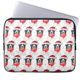 Berner Sennenhund-Rasse Weihnachten Laptopschutzhülle