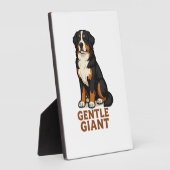 Berner Sennenhund Sanfter Riese. Fotoplatte (Seite)