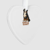 Berner Sennenhund Sanfter Riese. Ornament (Vorderseite)