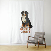 Berner Sennenhund Sanfter Riese. Wandteppich (Beispiel)