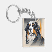 Berner Sennenhund Schlüsselanhänger (Vorderseite links)