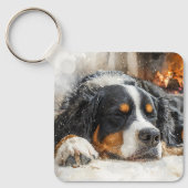 Berner Sennenhund Schlüsselanhänger (Vorderseite)