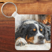 Berner Sennenhund Schlüsselanhänger (Vorderseite)