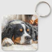 Berner Sennenhund Schlüsselanhänger (Rückseite)