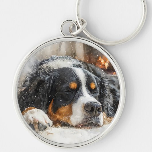 Berner Sennenhund Schlüsselanhänger (Vorne)