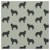 Berner Sennenhund Silhouetten Muster Stoff (Muster)