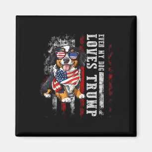 Berner Sennenhund Sogar mein Hund liebt Trump Lust Magnet