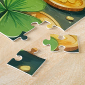 Berner Sennenhund St. Patrick’s Day Glückshund Puzzle (Seite)