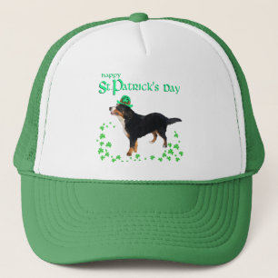 Berner Sennenhund St. Patrick's Day Truckerkappe