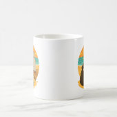 Berner Sennenhund Sunset Beach Begleiter Kaffeetasse (Mittel)