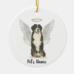 Berner Sennenhund Sympathie Gedenkstätte Keramik Ornament
