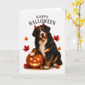 Berner Sennenhund Teufelshund Karte (Gelbe Blume)