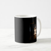 Berner Sennenhund trinkt Wein Cool Berner Kaffeetasse (VorderseiteRechts)