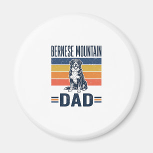 Berner Sennenhund Vater Vintage Vektor Design_1 Magnet