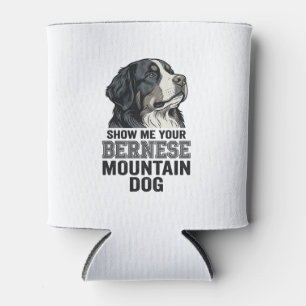 Berner Sennenhund Vintage Gravur Shirt Design Dosenkühler