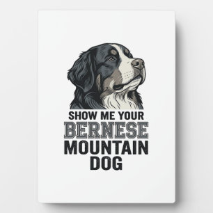 Berner Sennenhund Vintage Gravur Shirt Design Fotoplatte